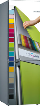 Bosch Series 4 Set of free-standing bottom freezer and exchangeable colored door front KVN39IS3AG