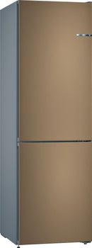 Bosch Series 4 Set of free-standing bottom freezer and exchangeable colored door front KVN36ID3CG