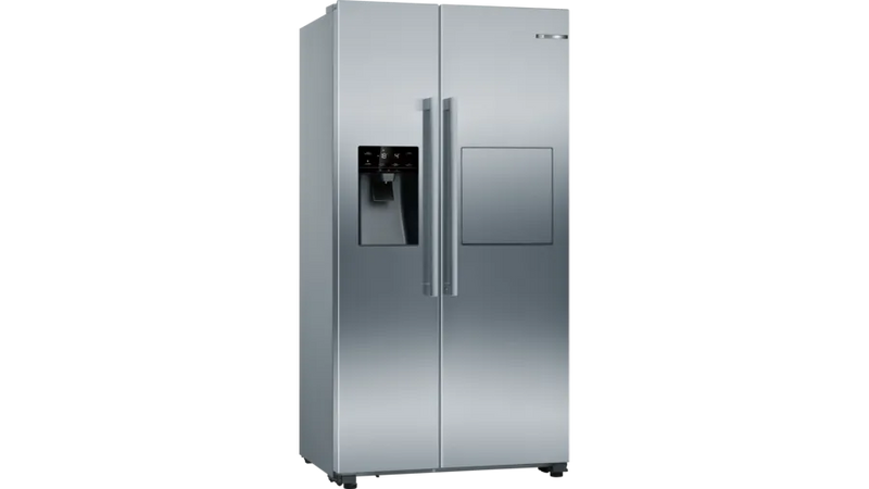 Bosch Series 6 American side by side Freestanding Fridge Freezer 178.7 x 90.8 cm Inox-easyclean KAG93AIEPG