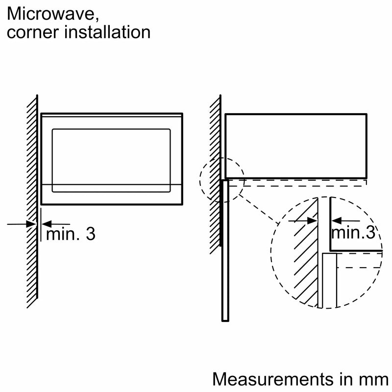 Bosch Series 4 Built-in Combi Microwave Oven 60cm BFL553MB0B