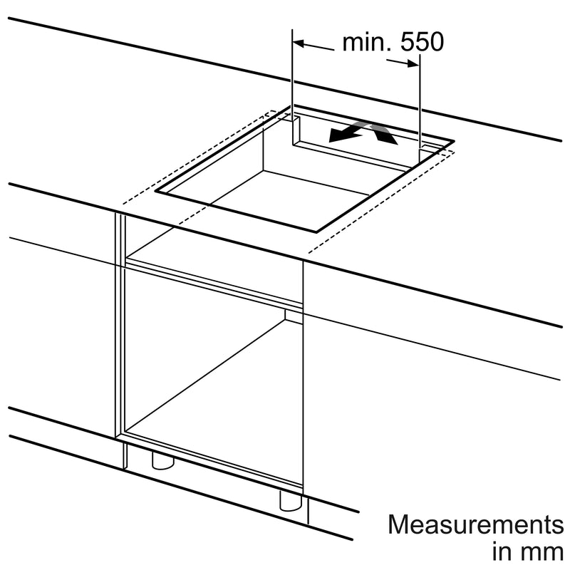 Bosch Series 6 Induction Hob 80cm PVW831HB1E