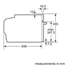 Siemens iQ700 Oven with Microwave 60x45cm CM736G1B1