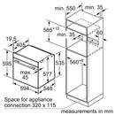 Bosch Series 8 Built-in Oven 60x60cm HBG7741B1B