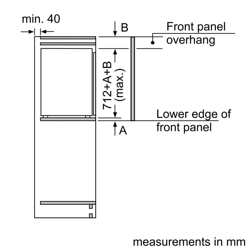 Bosch Series 6 Built-In Freezer 72x56cm GIV11AFE0