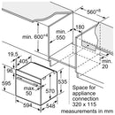 Bosch Series 4 Built-in Oven 60x60cm HBS573BB0B