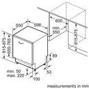 Bosch Series 4 Fully-Integrated Dishwasher 60cm SMH4HVX00G
