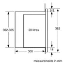 Bosch Series 4 Built-in Microwave 60cm BFL523MS0B