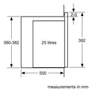 Bosch Series 4 Built-in Combi Microwave Oven 60cm BFL553MB0B