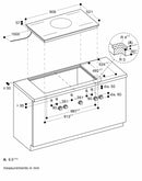 Gaggenau 400 series Flex induction cooktop 90cm VI492105