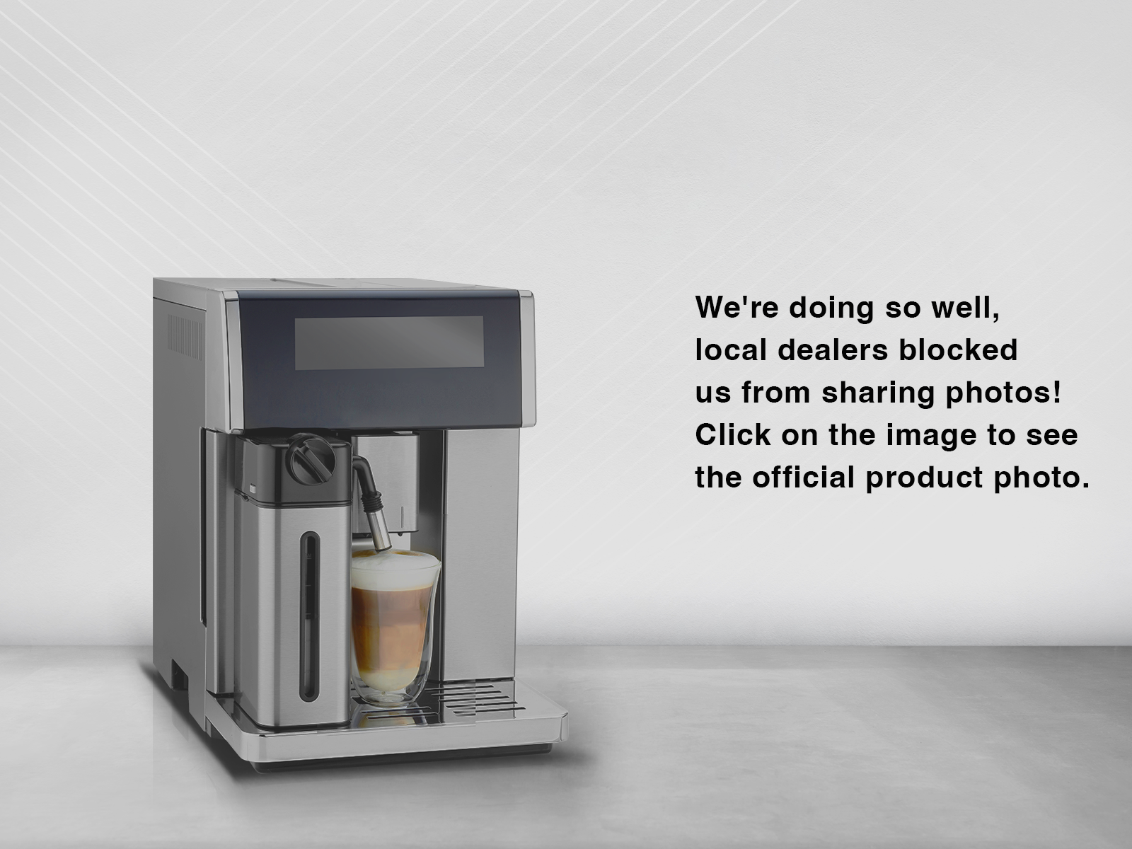 Miele integrated coffee outlet machine