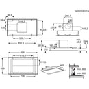 Grade A AEG Series NDC7791SB 90cm Ceiling Cooker Hood