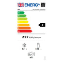 Grade B 7000 Series 244 Litre 70/30 Integrated Fridge Freezer
