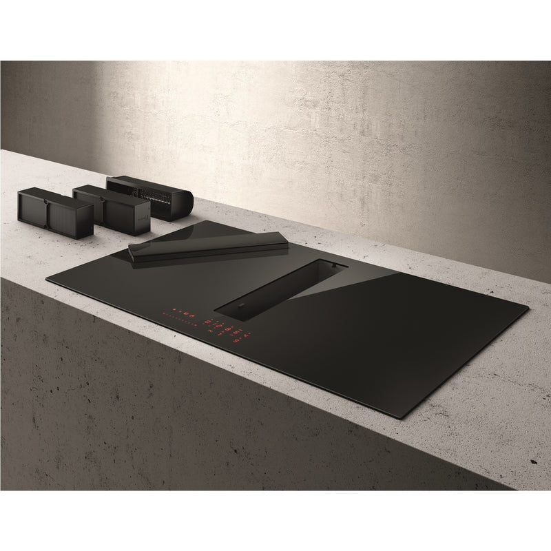 Grade A Elica NikolaTesla NT-FIT-XL 80cm Venting Induction Hob Black