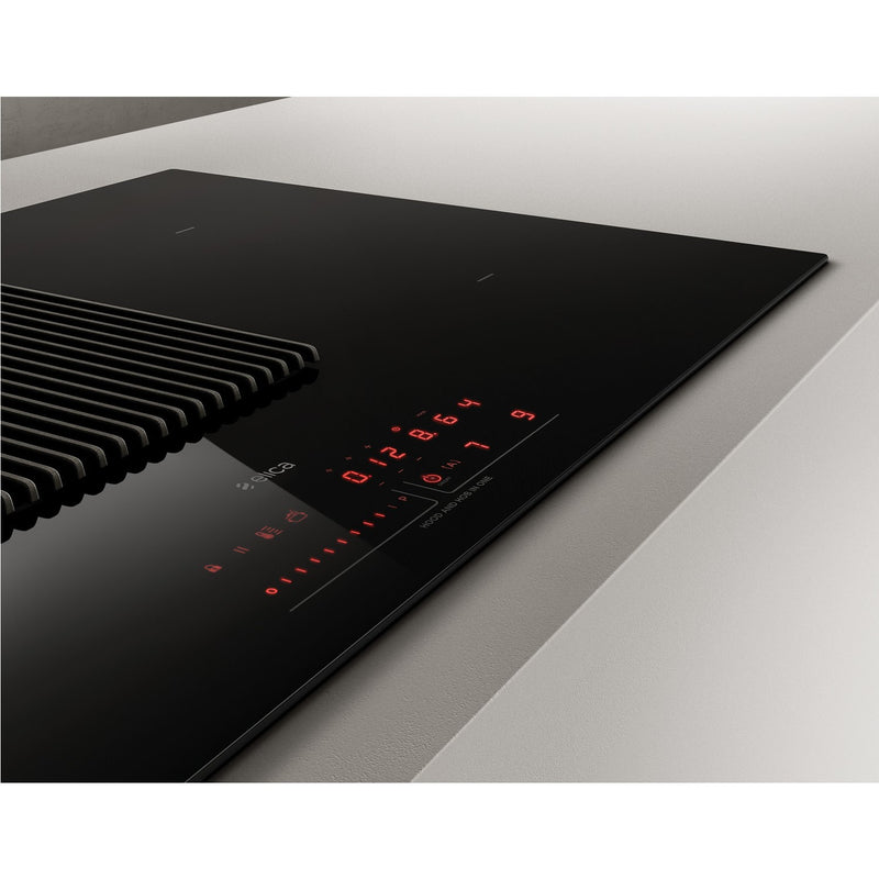 Grade B Elica NikolaTesla Prime NT-PRIME-S-RC 83cm Induction Venting Hob Black Recirculation Only