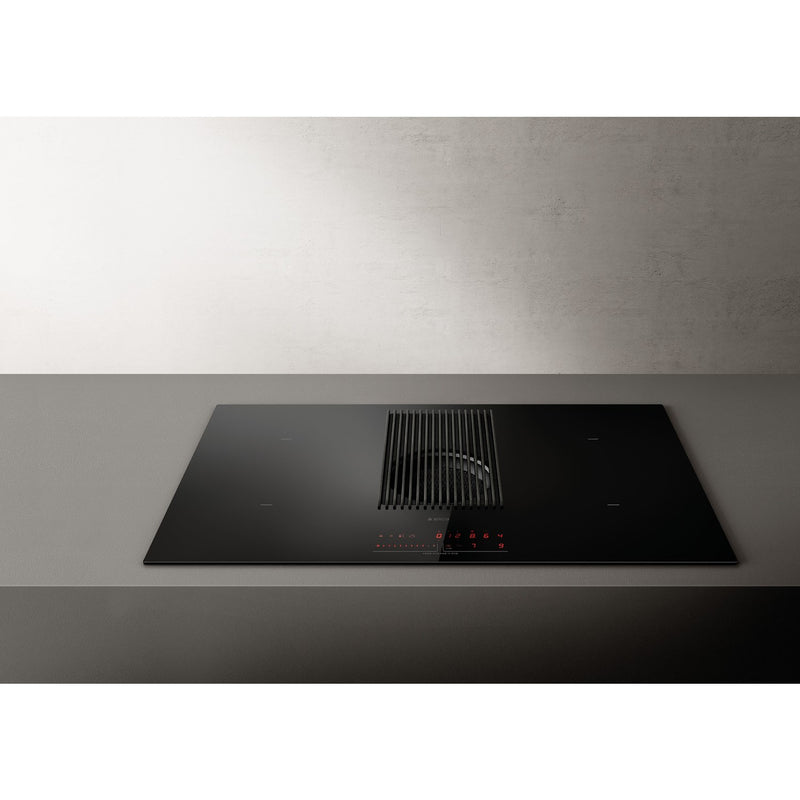Grade B Elica NikolaTesla Prime NT-PRIME-S-RC 83cm Induction Venting Hob Black Recirculation Only