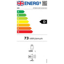 Grade B AEG 133 Litre Under Counter Freestanding Fridge - White