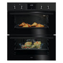 GRADE A2 - AEG 6000 Series OU5NU20B Built Under Electric Double Oven - Black