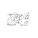 Grade B AEG 5000 Series OU5PB40PK Electric Single Oven - Black