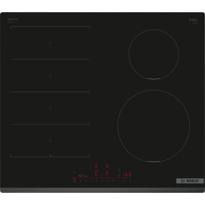 Grade B Bosch Series 6 60cm 4 Zone Induction Hob with FlexInduction