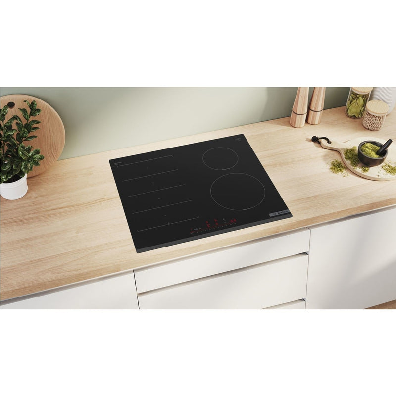 Grade B Bosch Series 6 60cm 4 Zone Induction Hob with FlexInduction