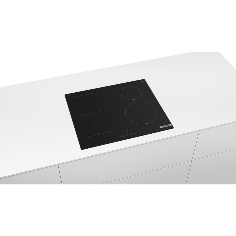 Grade A Bosch Series 4 PWP611BB5B Touch Control 60cm 4 Zone Induction Hob Black