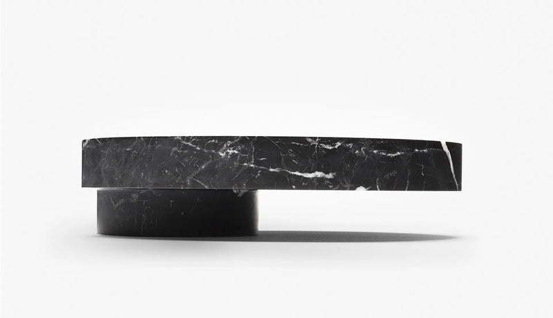 Falper ECCENTRICO Round marble countertop basin D56cm