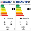 Grade A Liebherr Plus 126 Litre Freestanding Undercounter Fridge - Silver