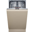 Grade A Neff N 50 10 Place Settings Fully Integrated Dishwasher - Vario Hinge, Flex Basket, Info Light, Home Connect, Favorite, Programme Assistant, Aquastop, silver, E rated