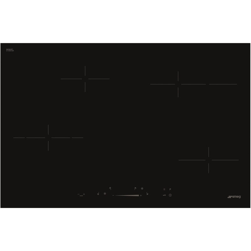 Grade B Smeg SE484EMTD 77cm 4 Zone Ceramic Hob