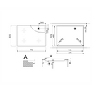 Grade A Smeg SE484EMTD 77cm Ultra Low Profile 5 Zone Ceramic Hob