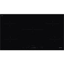 Grade A Smeg SE495ETD 90cm 5 Zone Ceramic Hob Black