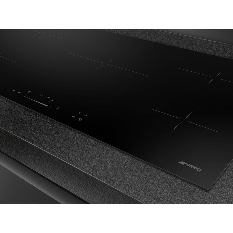 Grade B Smeg SE495ETD 90cm 5 Zone Ceramic Hob