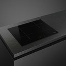 Grade A Smeg SI2641DUK 60cm 4 Zone Plug & Play Induction Hob Black