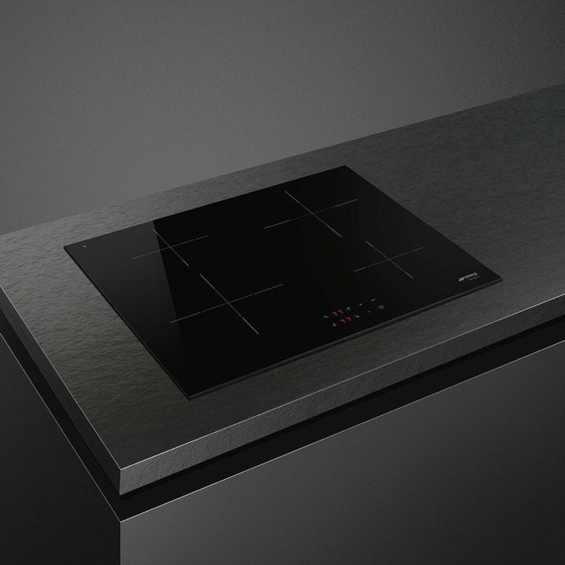 Grade B Smeg SI2641DUK 60cm 4 Zone Plug & Play Induction Hob Black