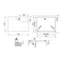 Grade B Smeg SI2741D 75cm Induction Hob Black