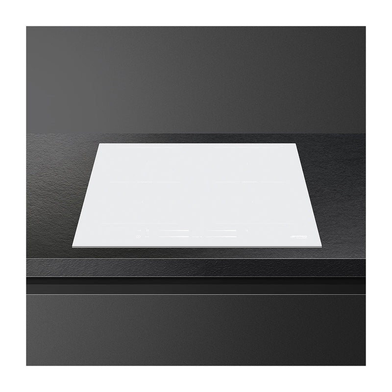 Grade B Smeg SI2M7643DW 60cm 4 Zone Induction Hob White Glass