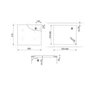 GRADE A2 - Smeg 60cm 5 Zone Induction Auto-Vent 2.0 Hob - Matt Black