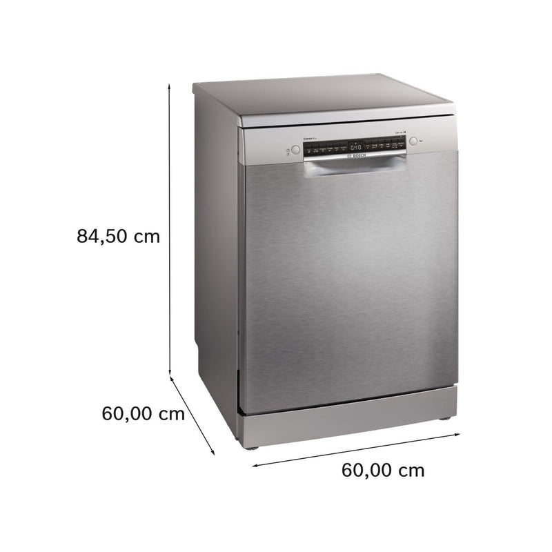 Grade B Bosch Series 4 14 Place Settings Freestanding Dishwasher - Stainless steel