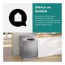 Grade A Bosch Series 2 13 Place Settings Semi Integrated Dishwasher, smart WIFI, extradry, activewater, autoprogrammes, eco silencedrive, White, D rated