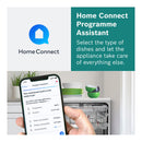 Grade A Bosch Series 2 13 Place Settings Semi Integrated Dishwasher, smart WIFI, extradry, activewater, autoprogrammes, eco silencedrive, White, D rated