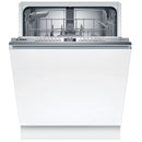 Grade B Bosch Series 4 13 Place Settings Fully Integrated Dishwasher, efficient dry, vario flex, info light, active water, eco silence, silver control panel, C rated