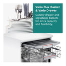GRADE A2 - Bosch Series 4 Integrated Dishwasher - Smart Wi-Fi, C-Rated, Silver control panel