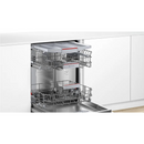 GRADE A2 - Bosch Series 4 Integrated Dishwasher - Smart Wi-Fi, C-Rated, Silver control panel
