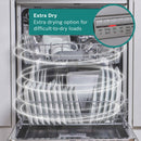 Grade B Bosch Series 6 Integrated Dishwasher - Smart Wi-Fi B-Rated Silver control panel