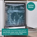 Grade B Bosch Series 6 Integrated Dishwasher - Smart Wi-Fi B-Rated Silver control panel