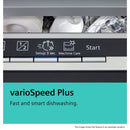 Grade A Siemens iQ300 Integrated Dishwasher - Smart C-rated Silver control panel