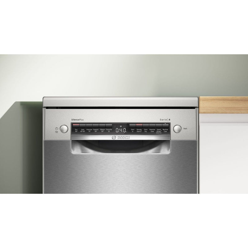 Grade A Bosch Series 4 SPS4HMI49G 10 Place Freestanding Smart Slimline Dishwasher