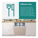 Grade A Bosch Series 4 Integrated Slimline Dishwasher - Smart Wi-Fi, C-Rated, Silver control panel