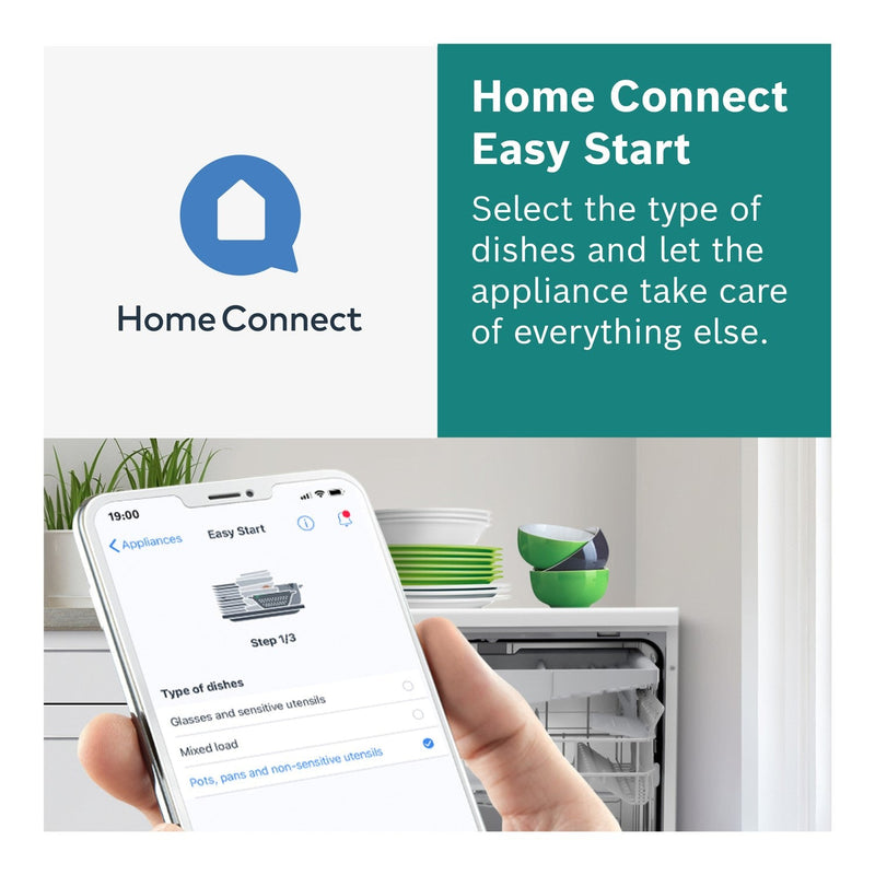Grade A Bosch Series 4 Integrated Slimline Dishwasher - Smart Wi-Fi C-Rated Silver control panel