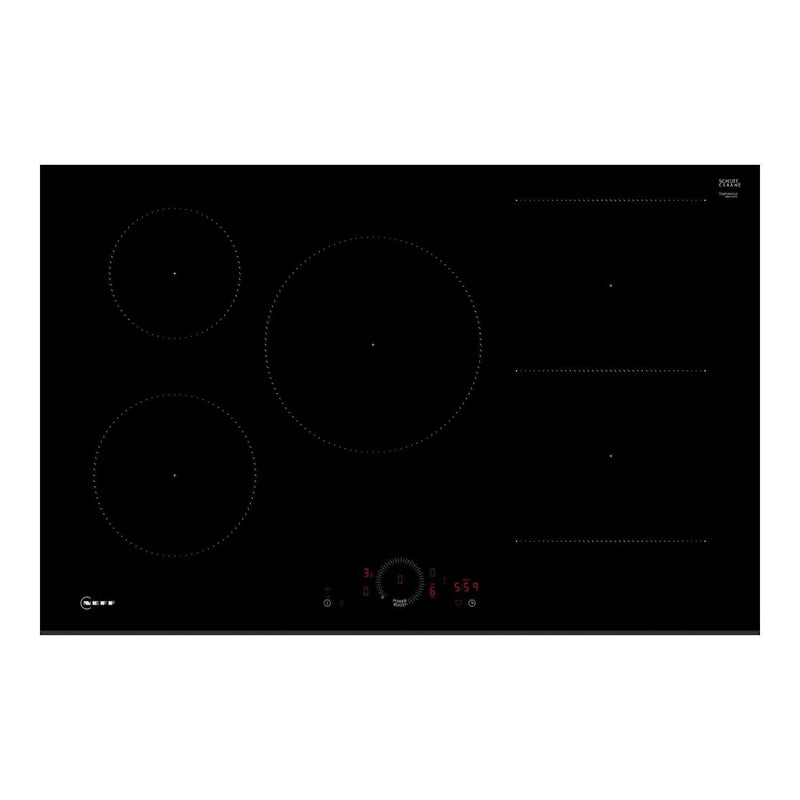Grade A Neff N70 T58FHW1L0 80cm 5 Zone Induction Hob Black